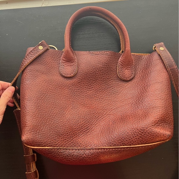 Portland Leather Handbags - Portland Leather Cinnamon Bear Large Raindrop